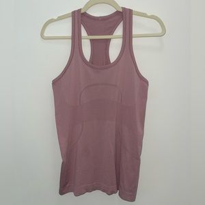 Mauve pink Lululemon tank